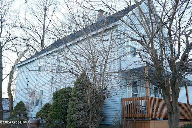 view of side of property