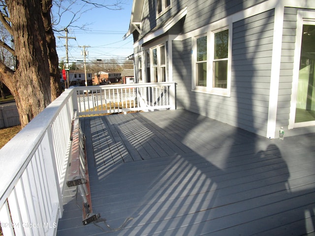 view of deck