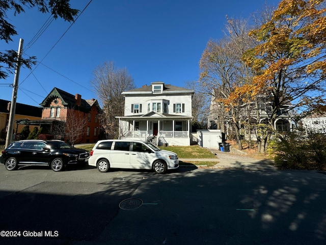 view of front of home with a porch