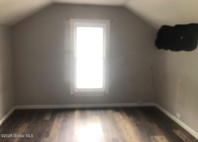24 Wagner St, Fort Plain, NY 13339 - bonus room featuring dark wood-style floors and vaulted ceiling