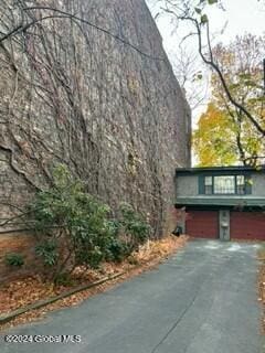 view of home's exterior featuring a garage