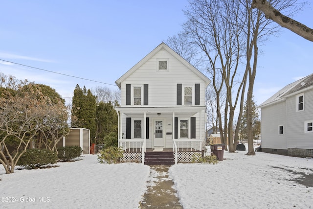 view of front of property