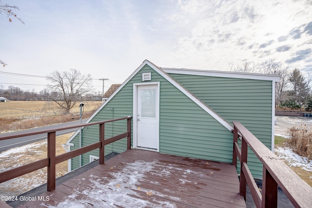 view of outbuilding