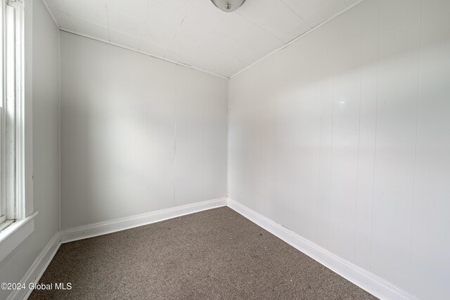 unfurnished room featuring carpet floors