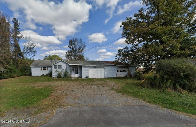 ranch-style house with a garage