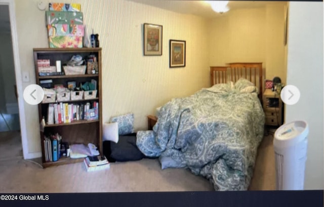 bedroom featuring carpet floors