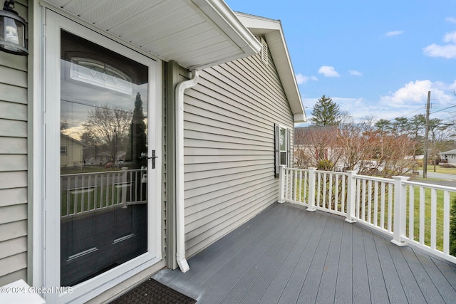 view of deck