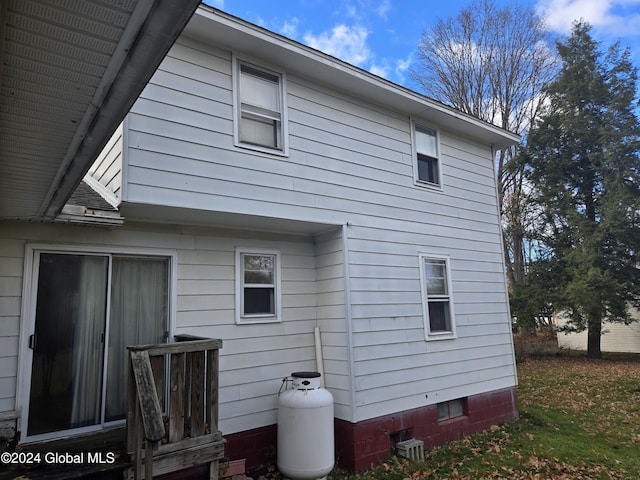 view of back of property