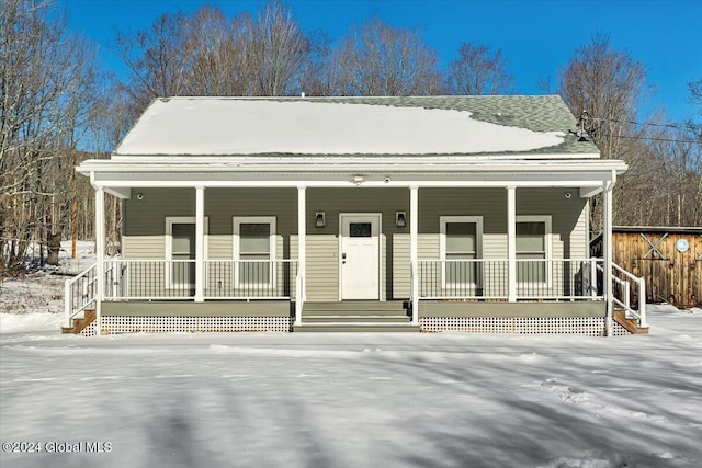 view of front of home