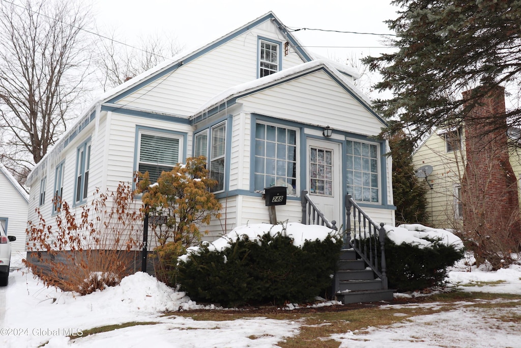 view of bungalow-style house