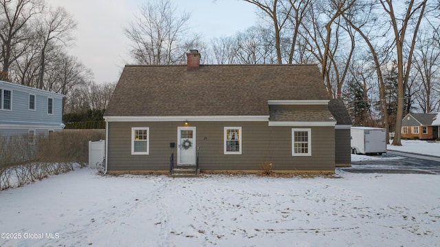 view of front of property