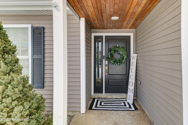 view of entrance to property