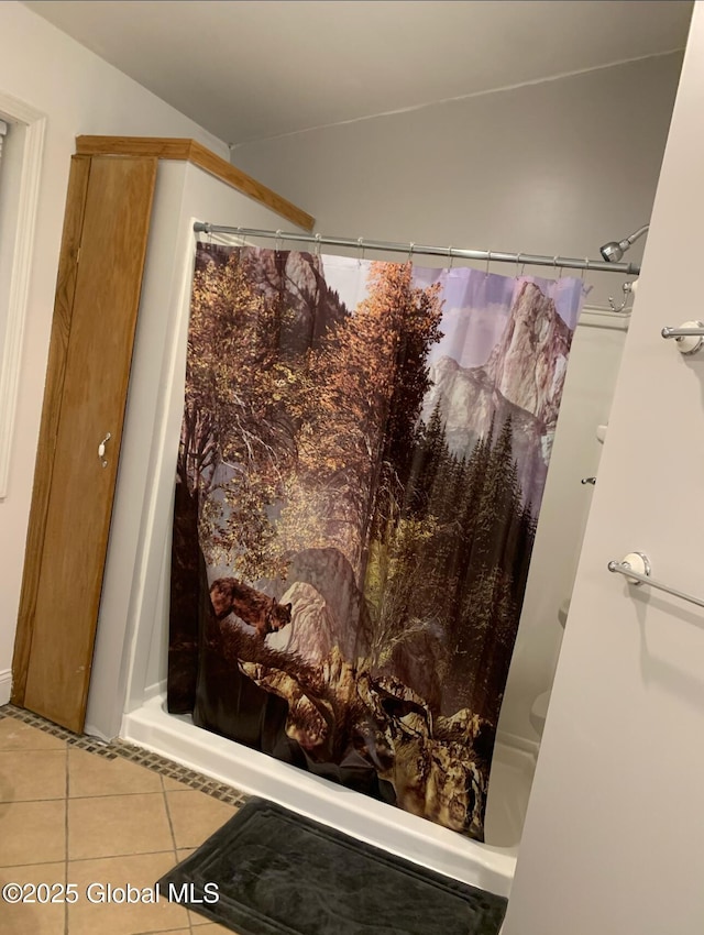 bathroom featuring tile patterned floors