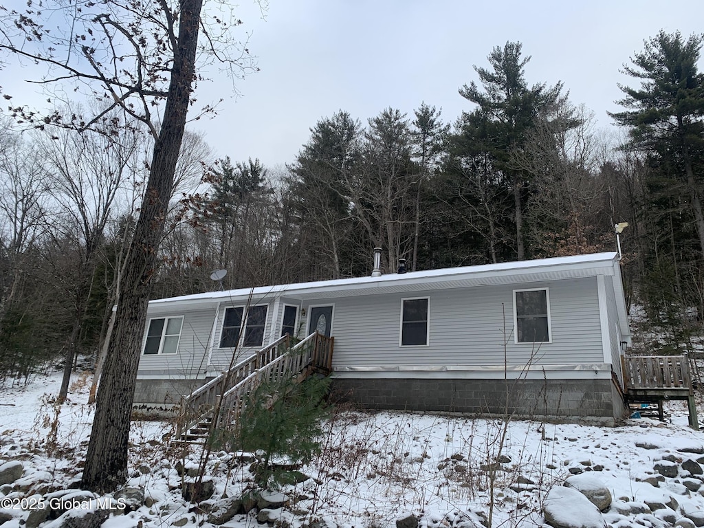 view of manufactured / mobile home