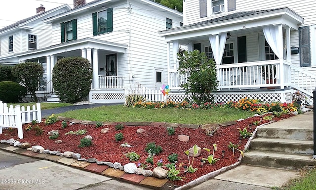 exterior space featuring a porch