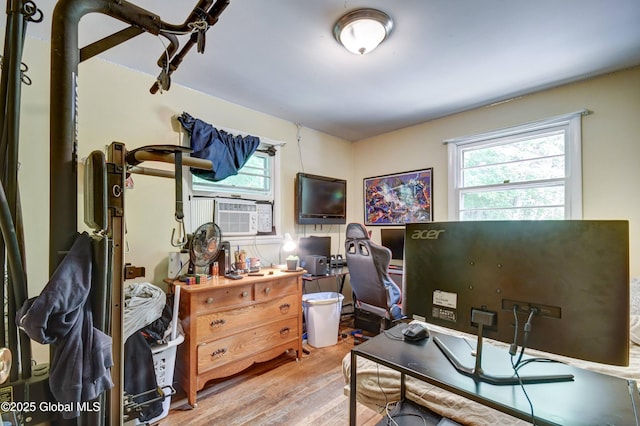 292 N Main St, Northville, NY 12134 - office area with healthy amount of natural light and wood finished floors