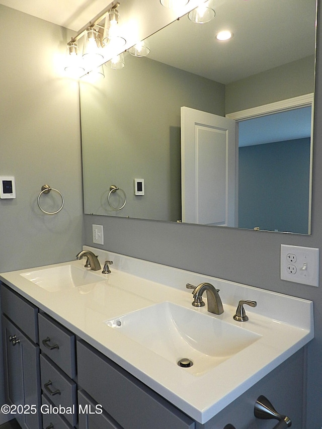 71 Bluebird Rd, Moreau, NY 12803 - bathroom featuring double vanity