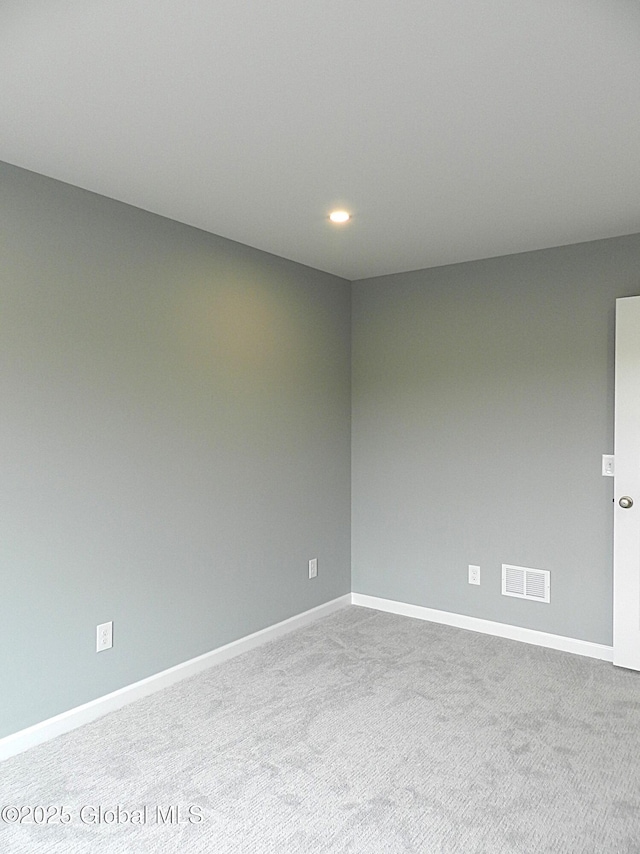 71 Bluebird Rd, Moreau, NY 12803 - carpeted spare room featuring baseboards and recessed lighting