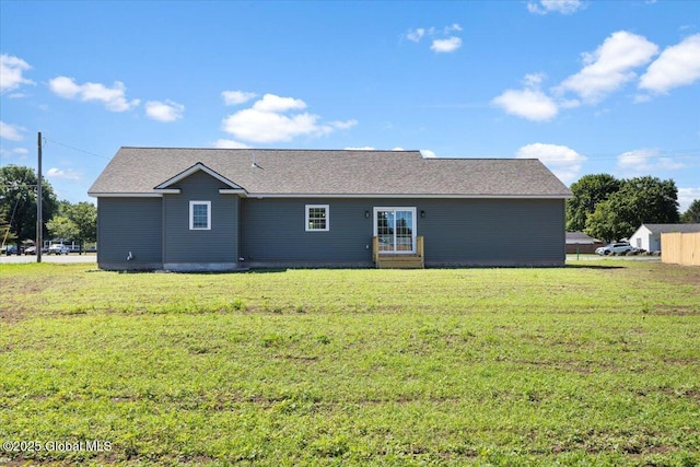 71 Bluebird Rd, Moreau, NY 12803 - rear view of property with a lawn