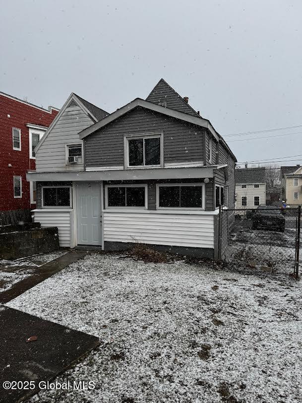 view of rear view of property