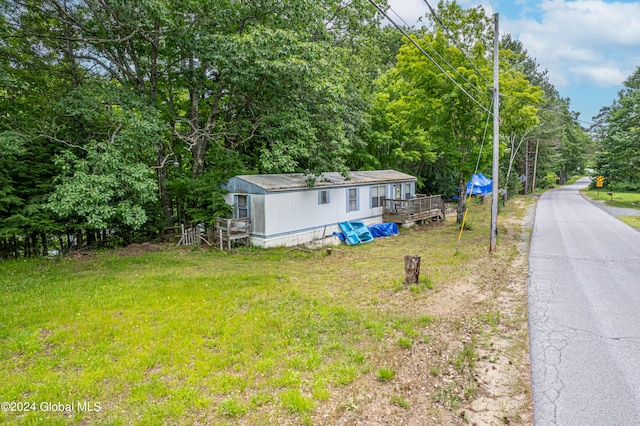 exterior space with a deck