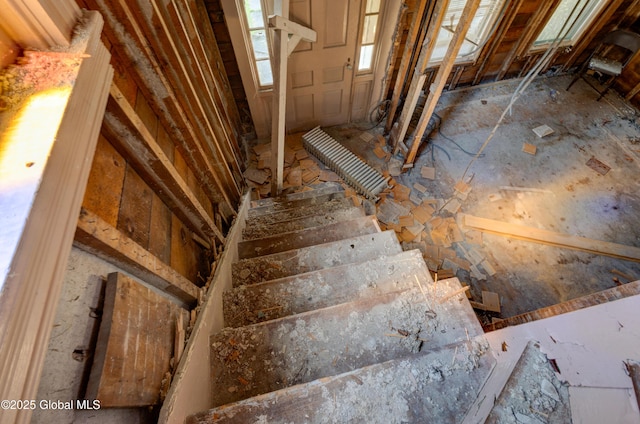 view of staircase