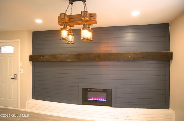 room details featuring hardwood / wood-style floors