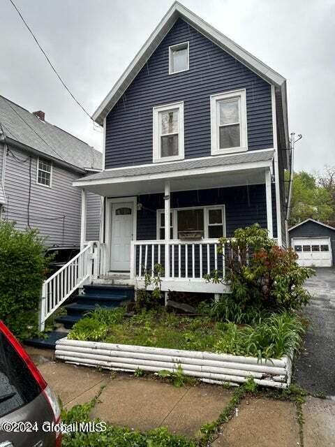 view of front of property with a porch