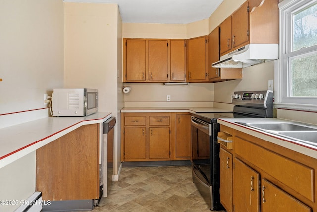 kitchen with appliances with stainless steel finishes