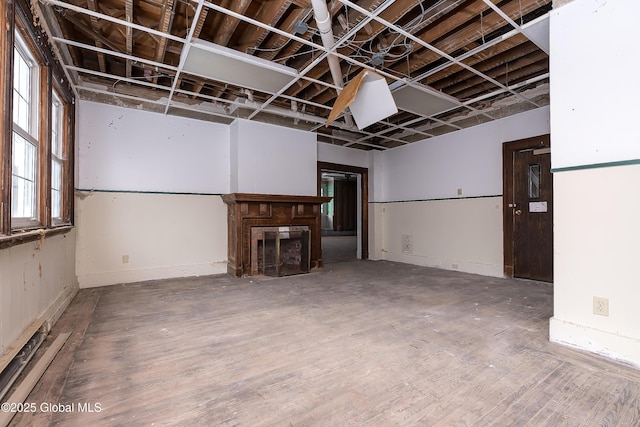 view of unfurnished living room