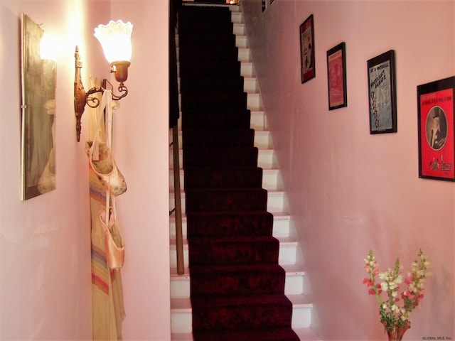 view of stairs