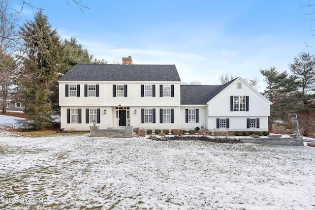 view of colonial-style house