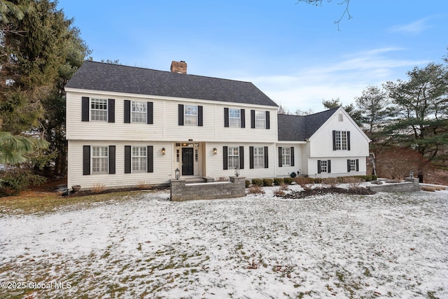 view of colonial home