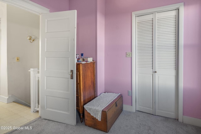 interior space with a closet