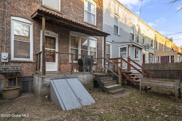 view of rear view of house