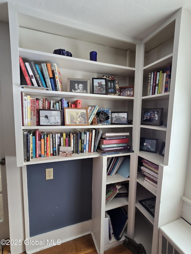 interior space with wood-type flooring