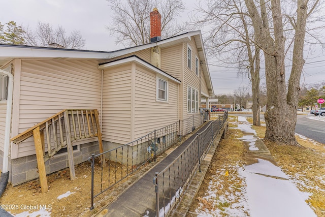 view of side of home