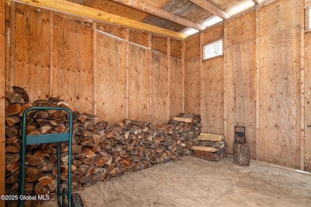 view of storage room