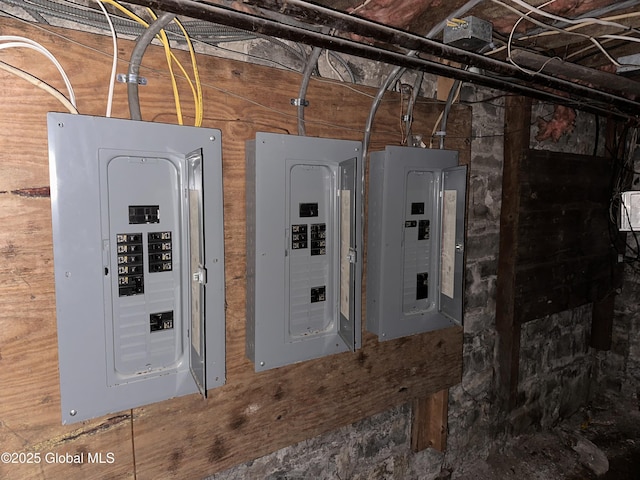 utility room featuring electric panel