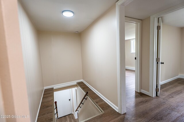 13 Camel Hill Rd, Brunswick, NY 12180 - hallway featuring wood finished floors and baseboards