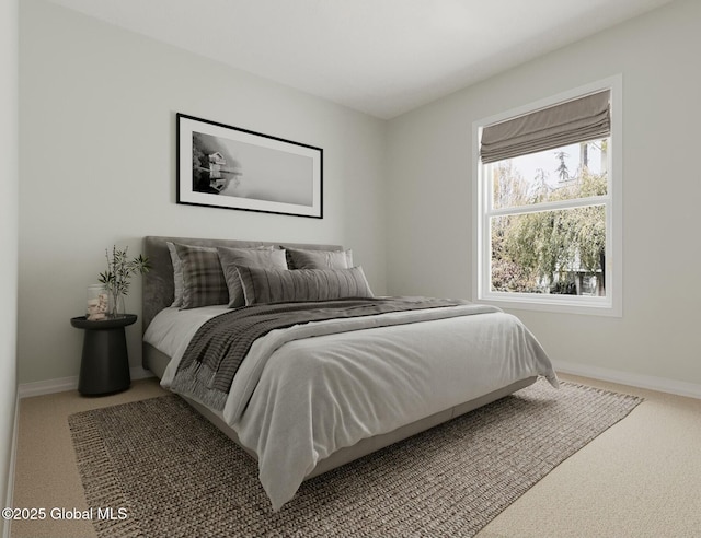 bedroom featuring carpet floors