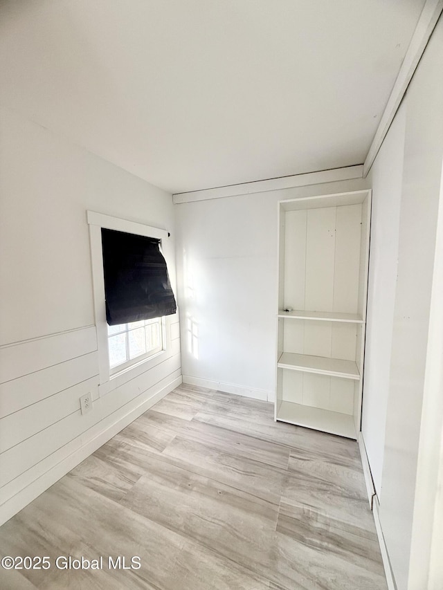 interior space featuring light hardwood / wood-style flooring