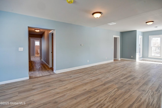 5 E Green St, Johnstown, NY 12095 - empty room featuring light wood-style flooring and baseboards