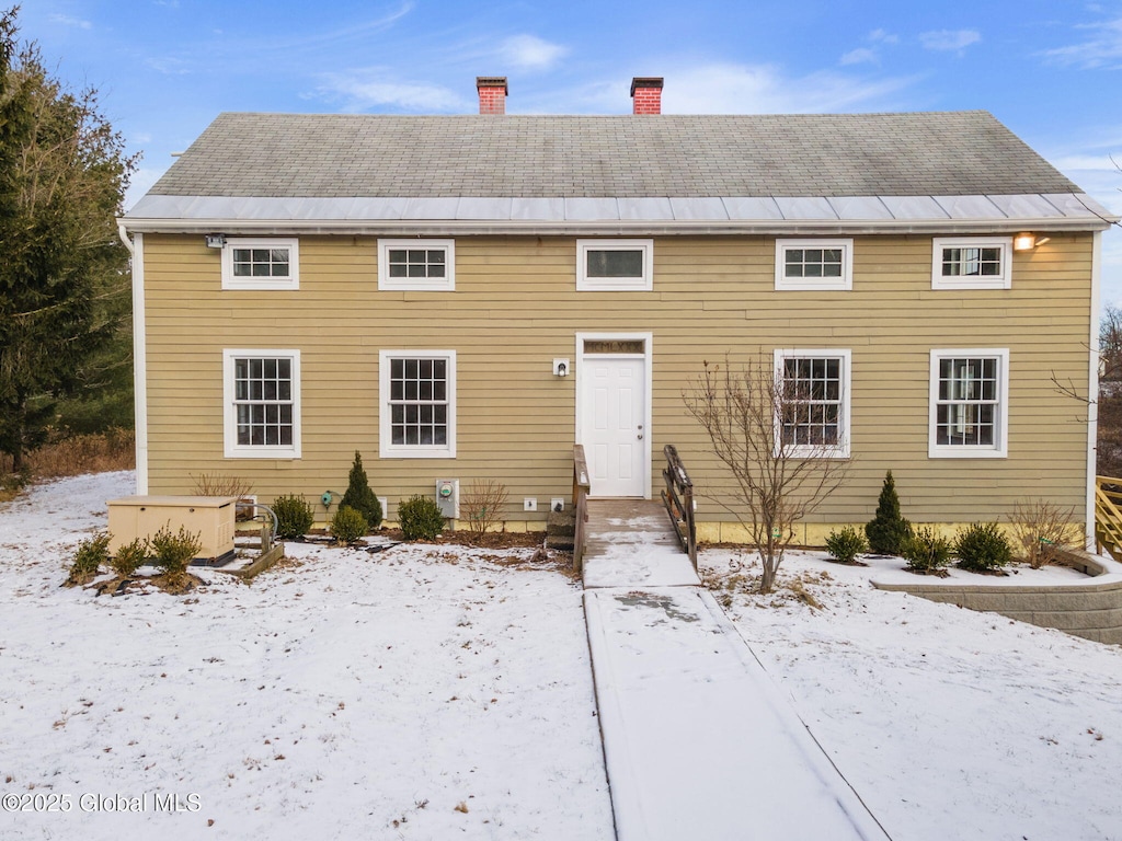 view of colonial house