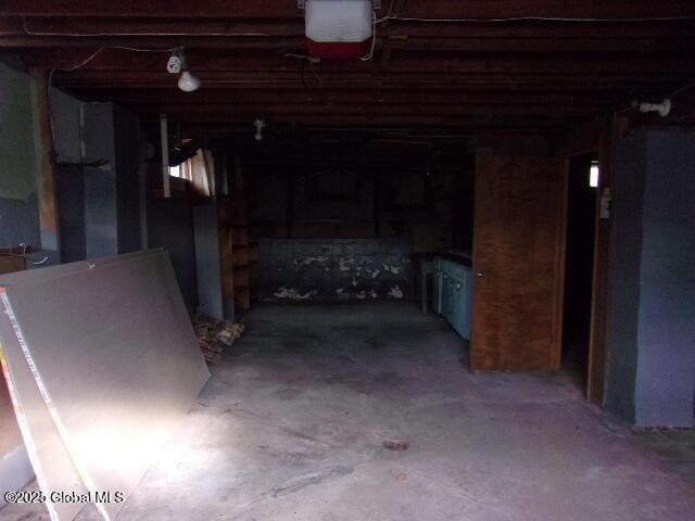 view of basement