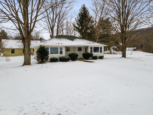 view of ranch-style home