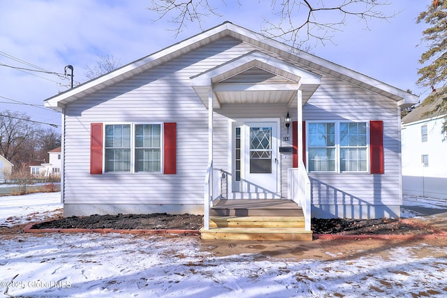 view of bungalow-style house