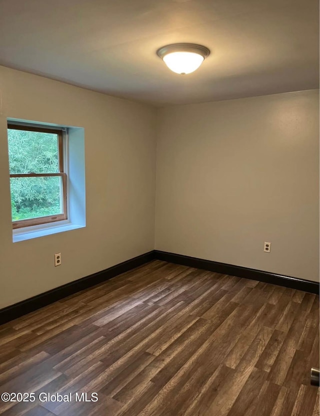 389 Mckay Rd, Perth, NY 12010 - unfurnished room featuring dark wood finished floors and baseboards