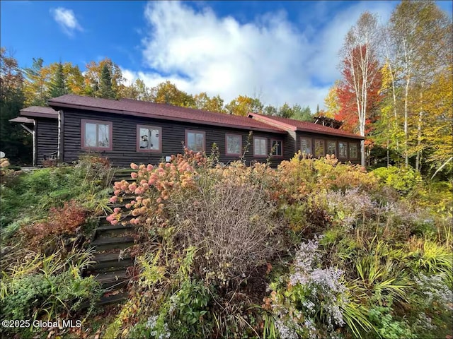 view of rear view of house