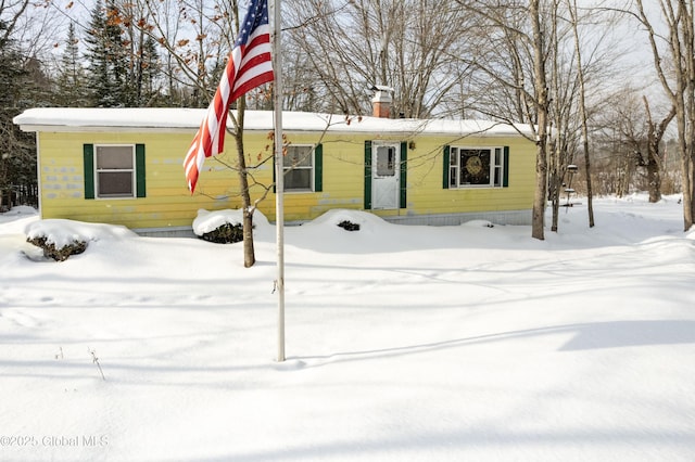 view of ranch-style home